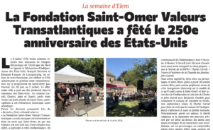 Article Semaine d'elem